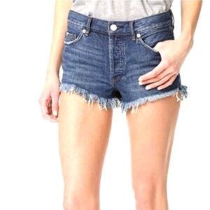 Free People 🌼 We The Free Cutoff 100% Cotton Denim Jean Shorts Size 27